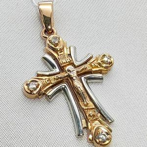 Кулон золото au 585 фианит   2.62   гр.